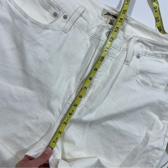 New Madewell The Perfect Vintage Wide Leg Crop Jean Tile White - Picture 10 of 11